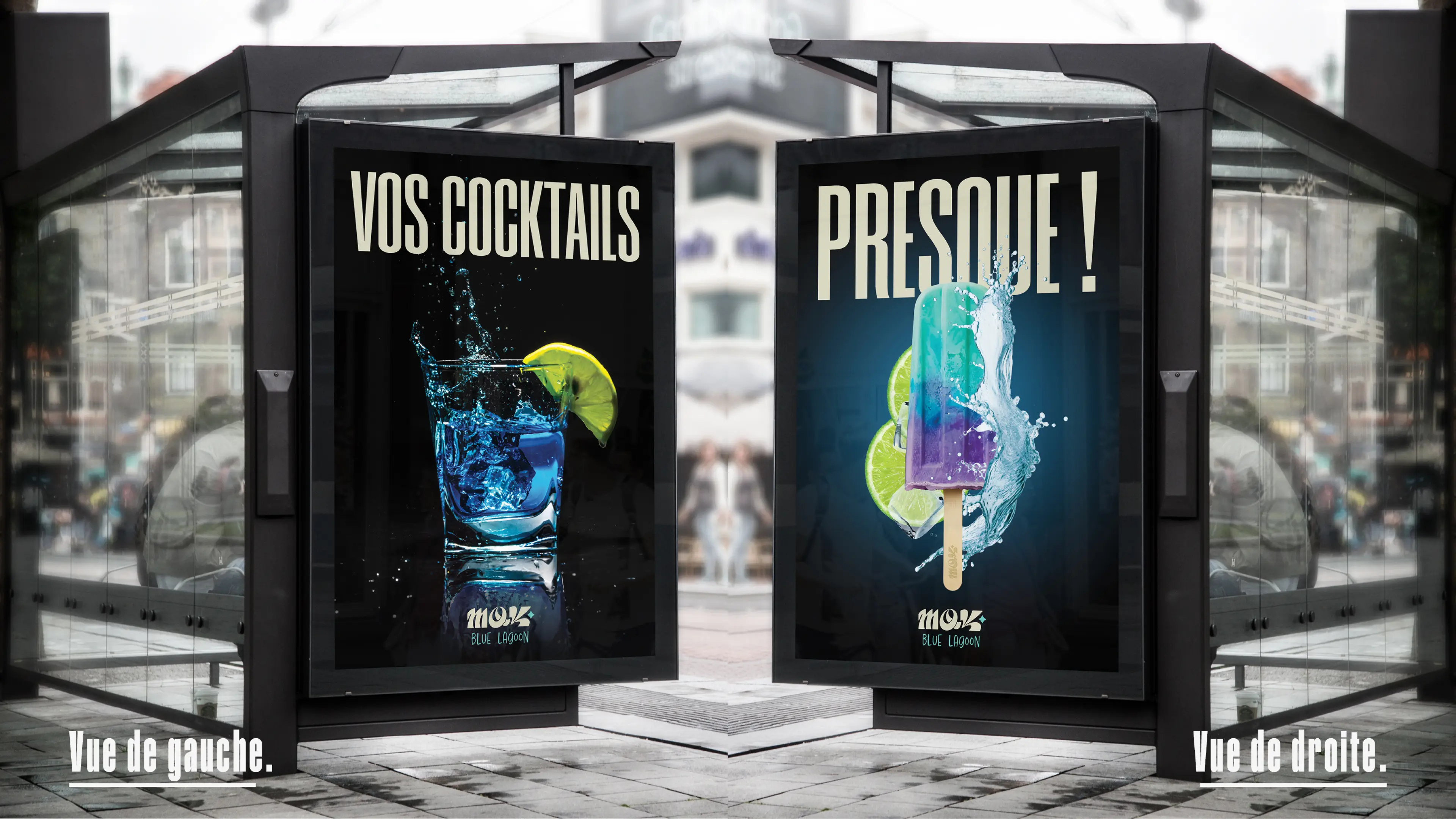 Affiche abris bus Mock